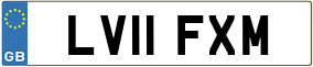 Truck License Plate